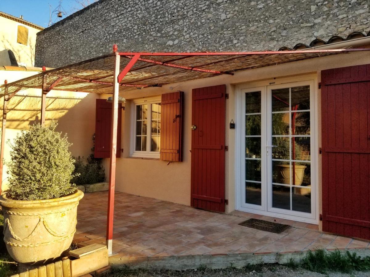 La Dolce Vita - Studio Dans Propriete Avec Piscine Montpeyroux  Luaran gambar