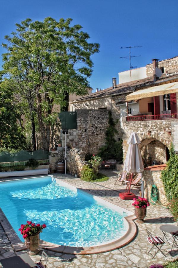 La Dolce Vita - Studio Dans Propriete Avec Piscine Montpeyroux  Luaran gambar