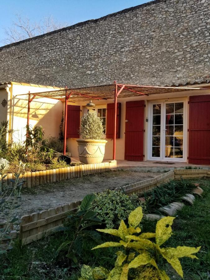 La Dolce Vita - Studio Dans Propriete Avec Piscine Montpeyroux  Luaran gambar