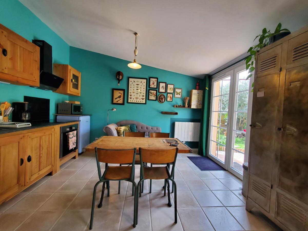 La Dolce Vita - Studio Dans Propriete Avec Piscine Montpeyroux  Luaran gambar